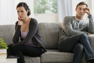 unhappy couple